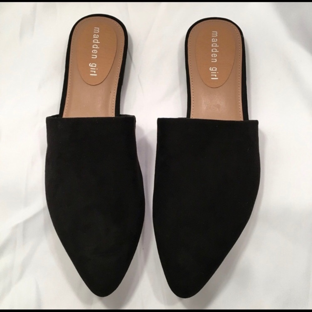 NWOT Madden Girl Mule Flat Shoes